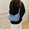 Rhomboid Shoulder Bag Women's Crossbody Bag Large Capacity Dumpling Bag