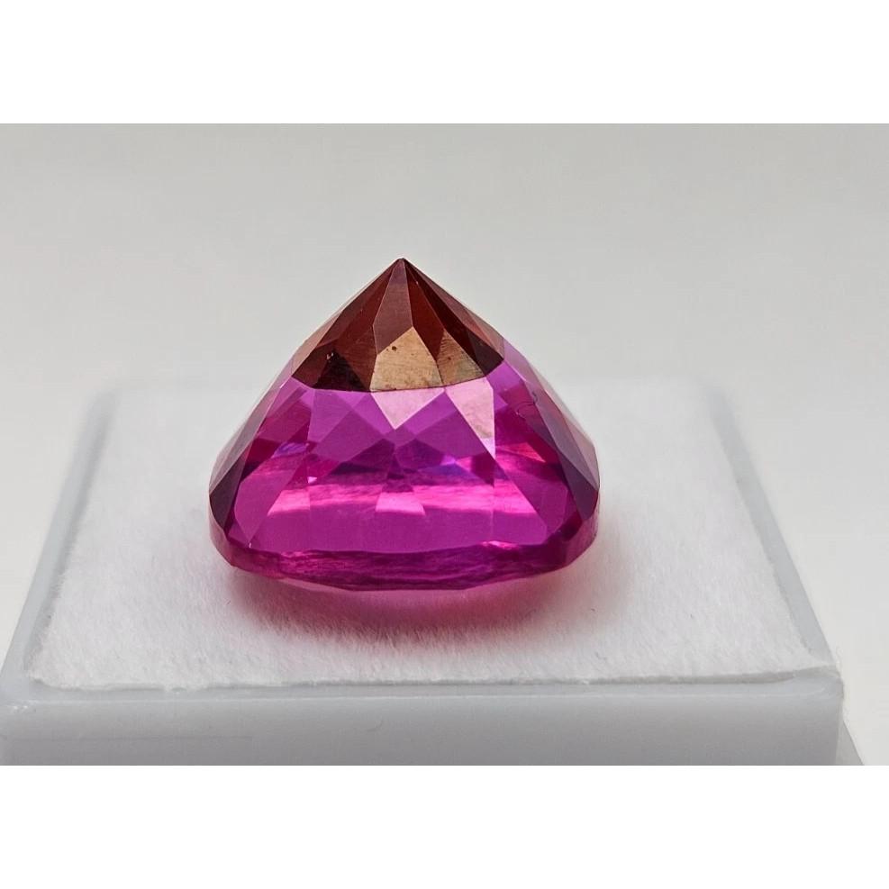 Certified Bi-Color Pitambari Sapphire Cushion Cut 12+ Ct Beautiful Gemstone