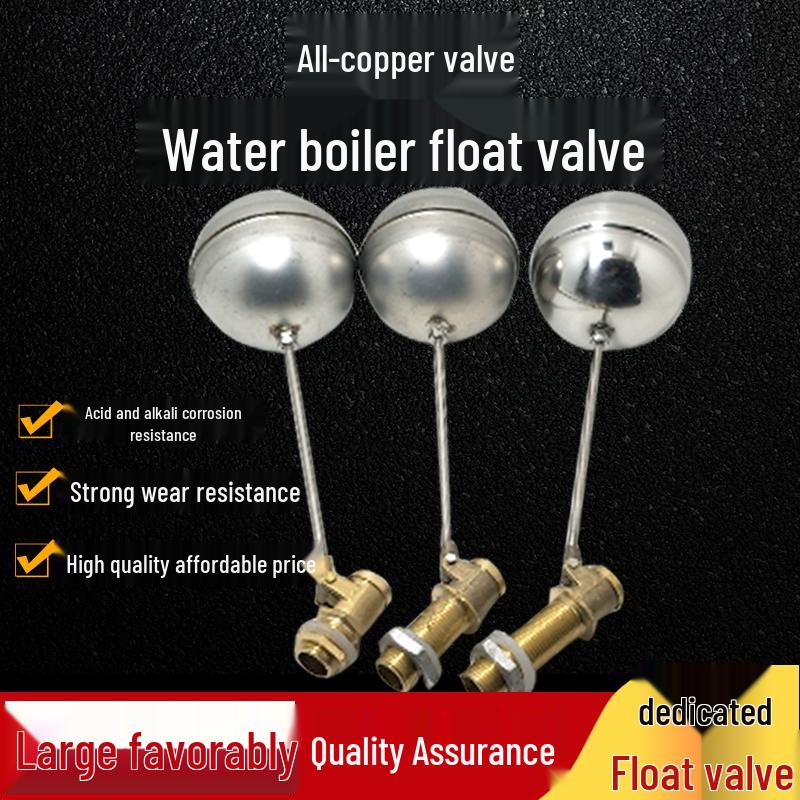 4-Minute Copper Float Ball Valve for Rice Cooker: Stainless Steel Water Inlet Switch and Tank Valve Accessory