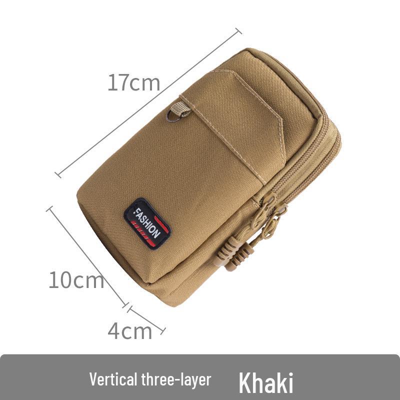 Riñonera Oxford Impermeable 2021 - Soporte para Teléfono en Cinturón para Hombre de 6.5" con Mosquetón para Correr al Aire Libre