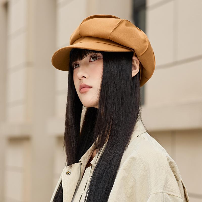 New Beret Women's Spring and Summer Three-in-One Hat Octagonal Hat Women's Fashion Hat Newsboy Hat Casual Hat