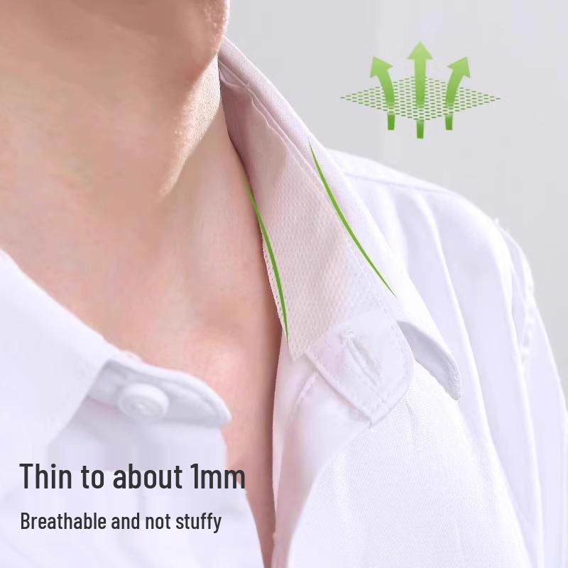 Odor-Resistant Sweat-Absorbing Collar & Cuff Pads – Gentle, Disposable, Summer Special