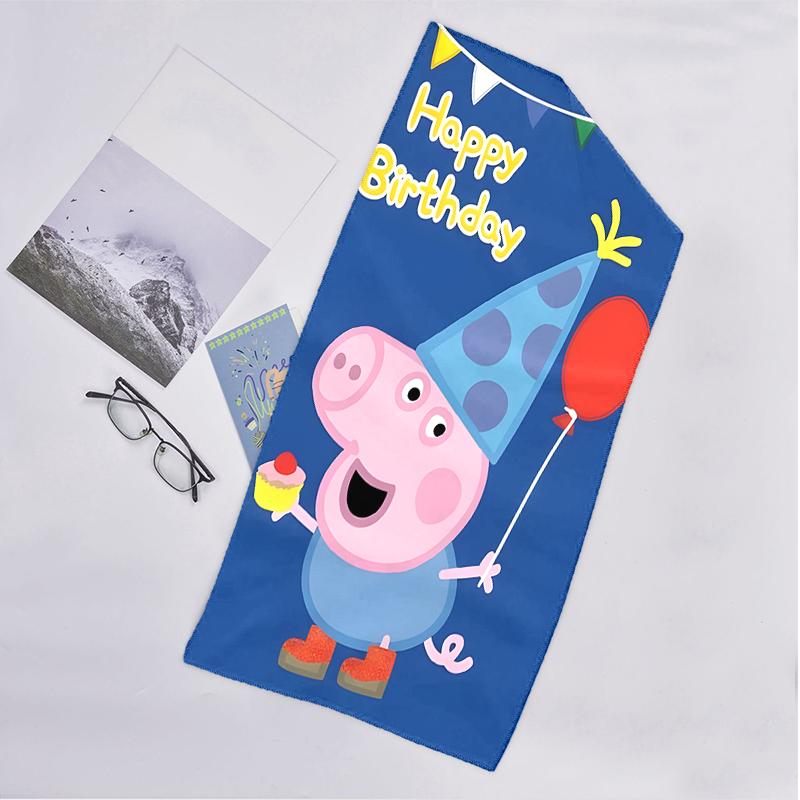 Pink Pig Fashion Beach Towel: Ideal for Summer Adventures Soft, Absorbent and Quick Drying Suitable for Swimming and Bathing