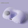 Compact Inflatable U-Shape Travel Pillow Neck Support - Press to Inflate, Portable & Storable TPU Airplane Pillow