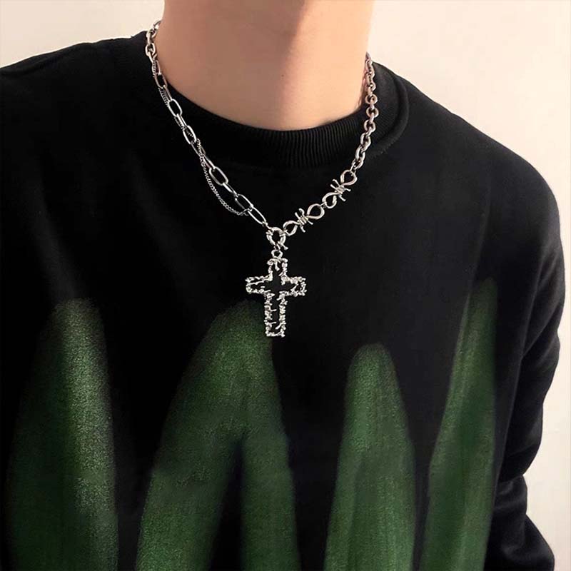 Boho Handmade Beaded Smiling Face Pearl Collar Clavicle Chain Fashion Imitation Pearl Necklace for Men Women Korean Jewelry