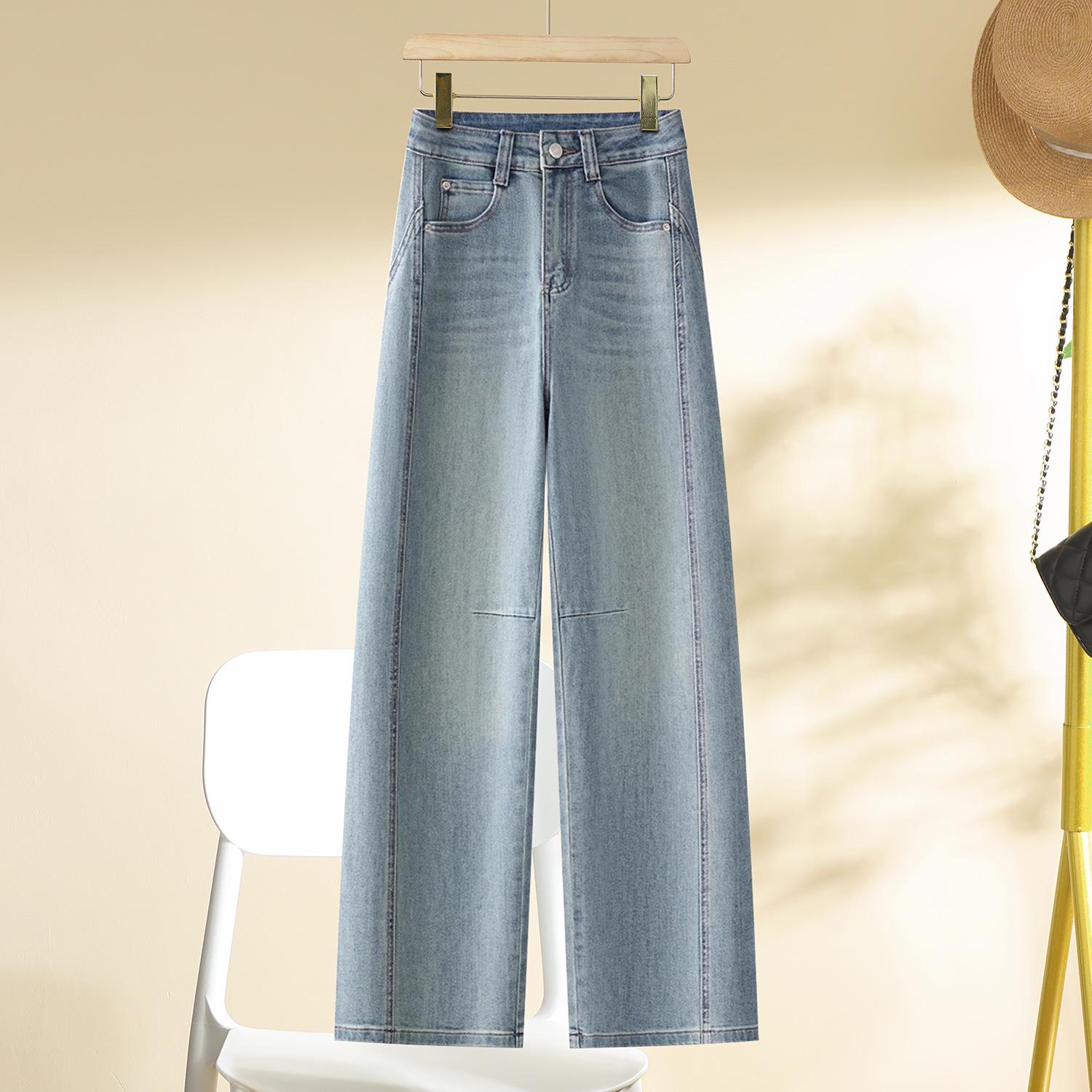 

Eiger Women s Petite High-Waisted Wide-Leg Denim Pants in Light Blue, Autumn 2025 Collection 4XL светло-синий