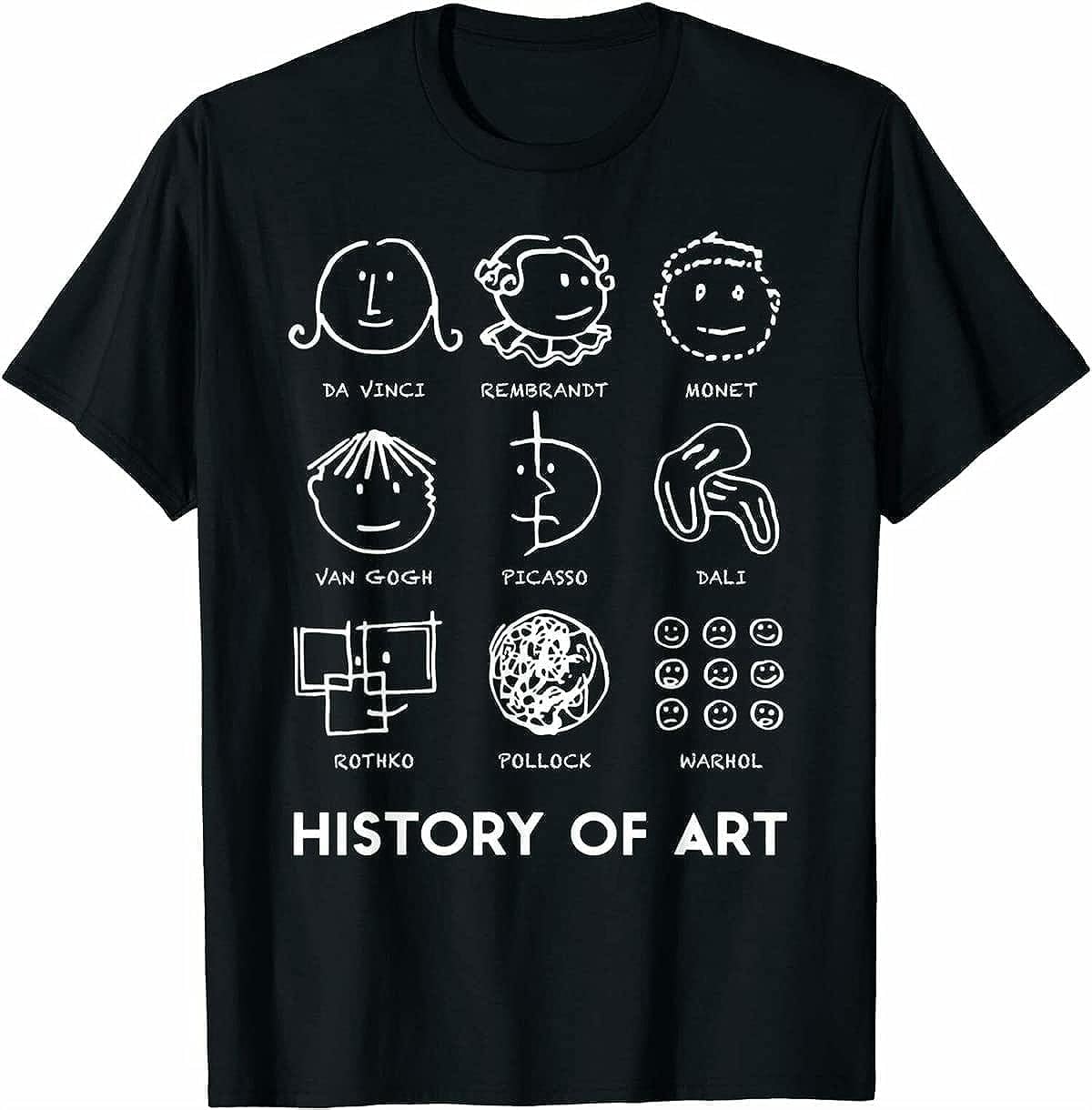 Limited History of Art for Teachers Students Mens Women Tee T-Shirt XXL чёрный