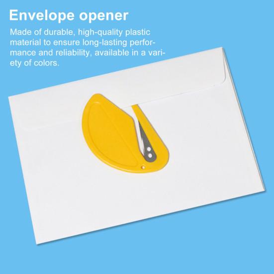 Envelope Opener with Sharp Concealed Blade Safe Design Sheet Cutter Paper Slitter Wrapping Paper Slitter Package Opener Tool for School Office Use
