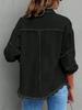 2026 European and American Style Raw Edge Ladies Casual Denim Jacket with Practical Pockets