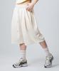 UNKNOWN PLANET Daily Wide Sweatshirt Shorts Pants Ivory