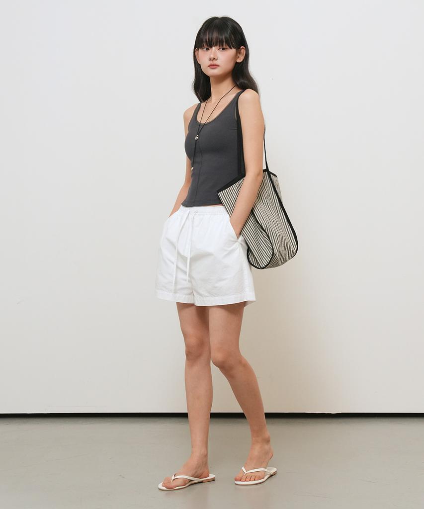 GENERALIDEA Sheer Layered Sleeveless [Charcoal] / Gf2Lts534