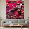 Marc Marquez 93 MotoGP Honda Motorcycle Racing Wall Hanging Tapestry for Dorm Room Bedroom Bohemian Home Decor