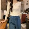 1116 New Slim-fitting Low-necked Sweater Women's Bottoming Sweater Autumn and Winter Long-sleeved Knitted Sweater
