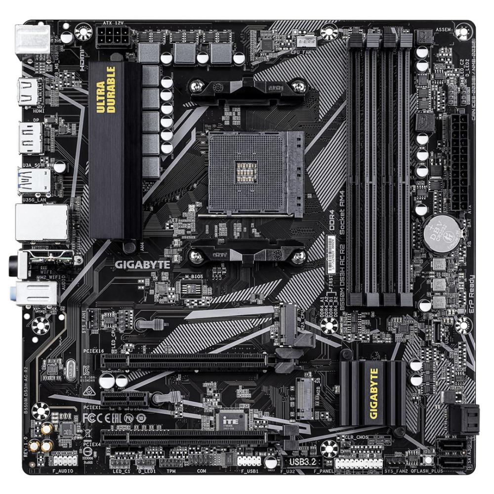 Gigabyte B550M DS3H AC R2 motherboard