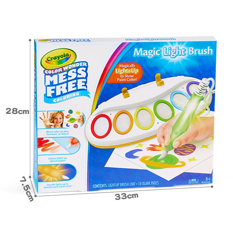 Crayola Magic Reveal Glow Painting Set with Magic Pen (75-7130)