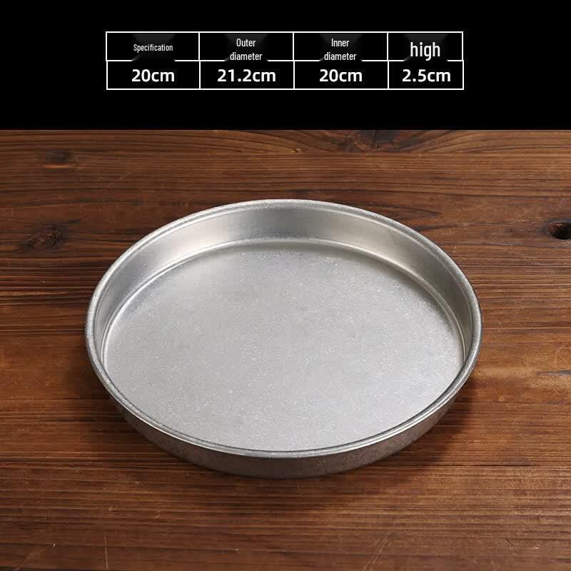 D.Rien Stainless Steel Vintage Gold Round Serving Plate