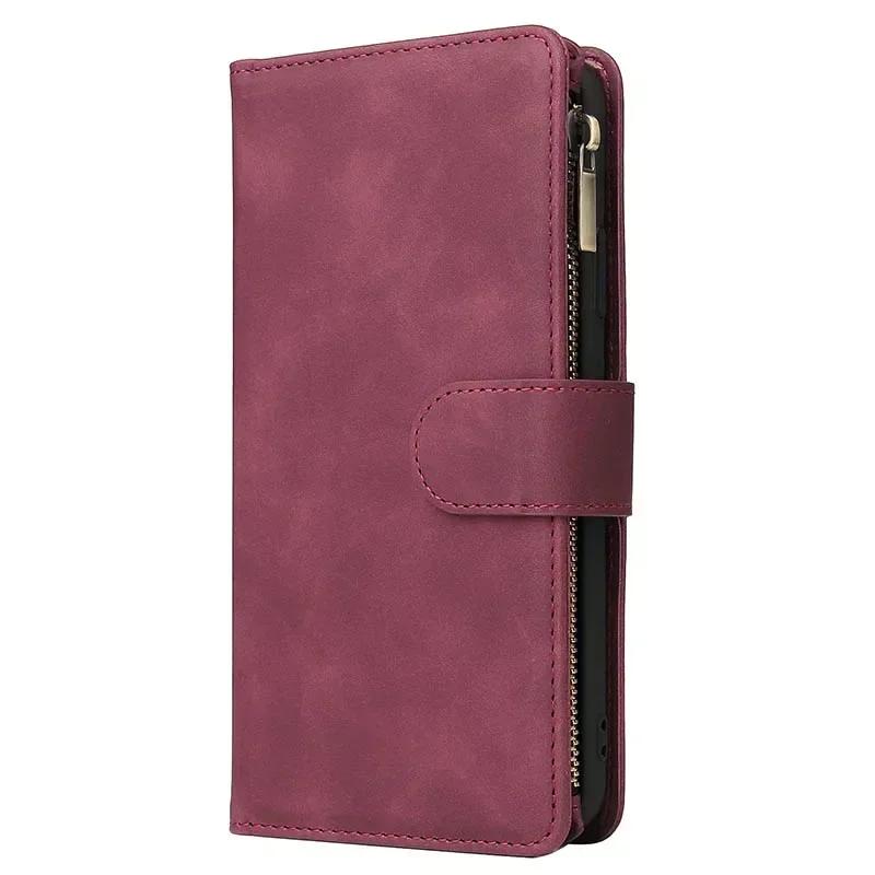 

Zipper Doka Multi-Card Slots Case For Xiaomi 14T 13T Poco X7 M7 Pro C65 C75 Redmi Note 14 Pro Plus 13 14C 13C 12C Wallet Cover Redmi 14C 4G