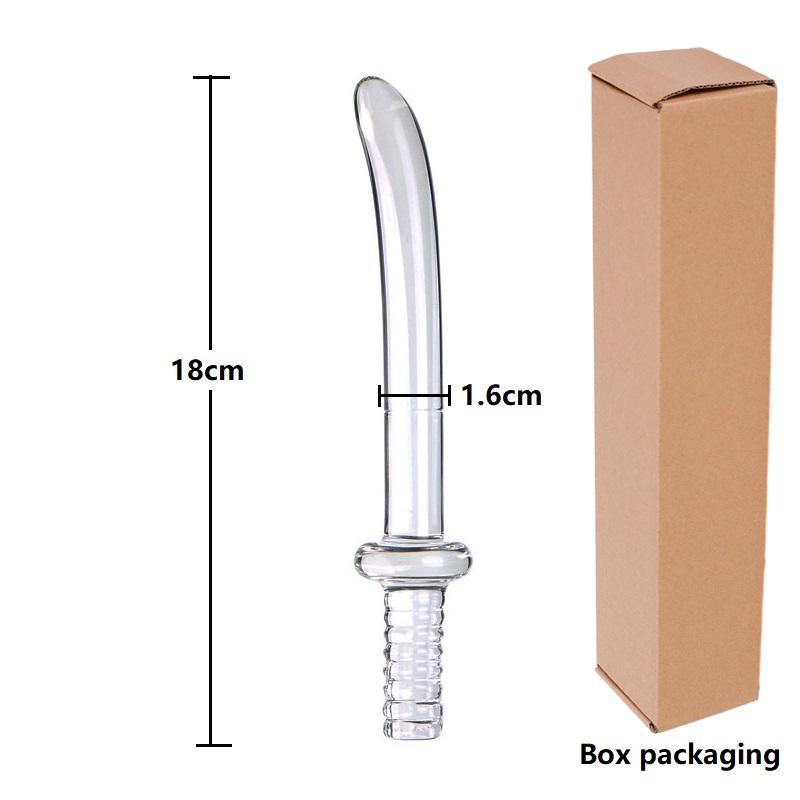 Dildo-uri din Sticlă de Cristal Dildo Realist Mărgele de Sticlă Penis Plug Anal pentru Punct G Jucării Sexuale Erotice pentru Femei Cupluri Adulți