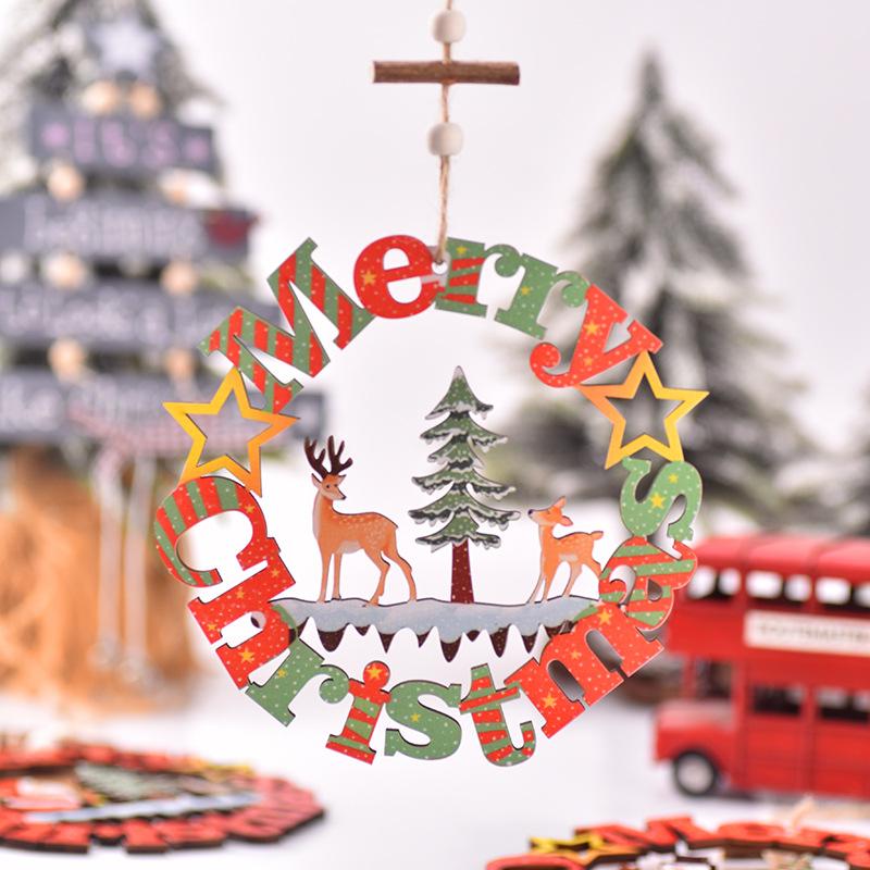 Christmas Pendants, Christmas Decorations, Wooden Pendants, Christmas, Hollowed Out Letter Signs, Party Decorations, Christmas Decorations