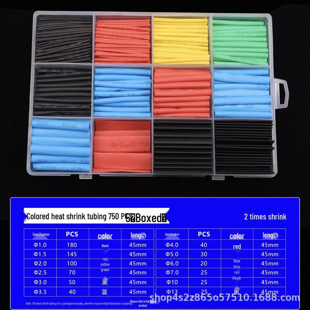 Waterproof Heat Shrink Tubing Kit for DIY Electrical Wiring & Cable Protection
