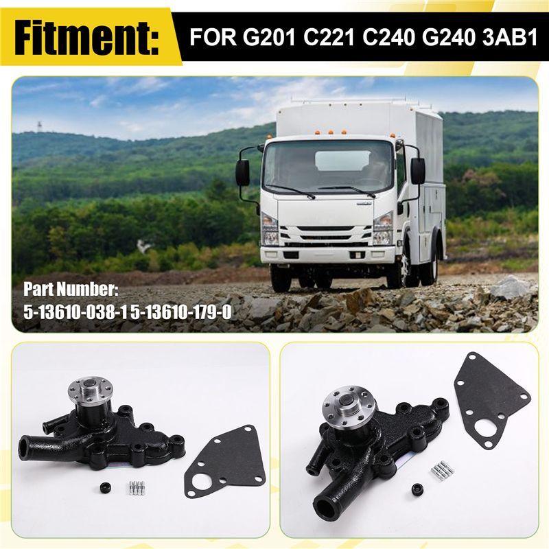 A16P-Engine Water Pump Replacement Part 5-13610-038-1 5-13610-179-0 For Isuzu Elf Journey G201 C221 C240 G240 3AB1