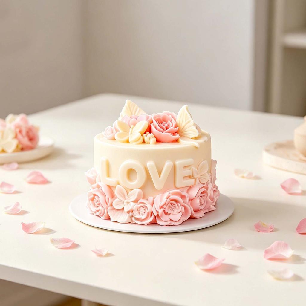 Scented Candle Mold Flexible Gypsum Soap Mold 3d Love Heart Mold Easy To Clean For Aromatic Gypsum Chocolate Baking Resin Crafts