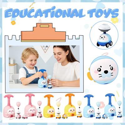Kids Inertial Power Ball Cart With Power Toy Set Aerodynamic Cars