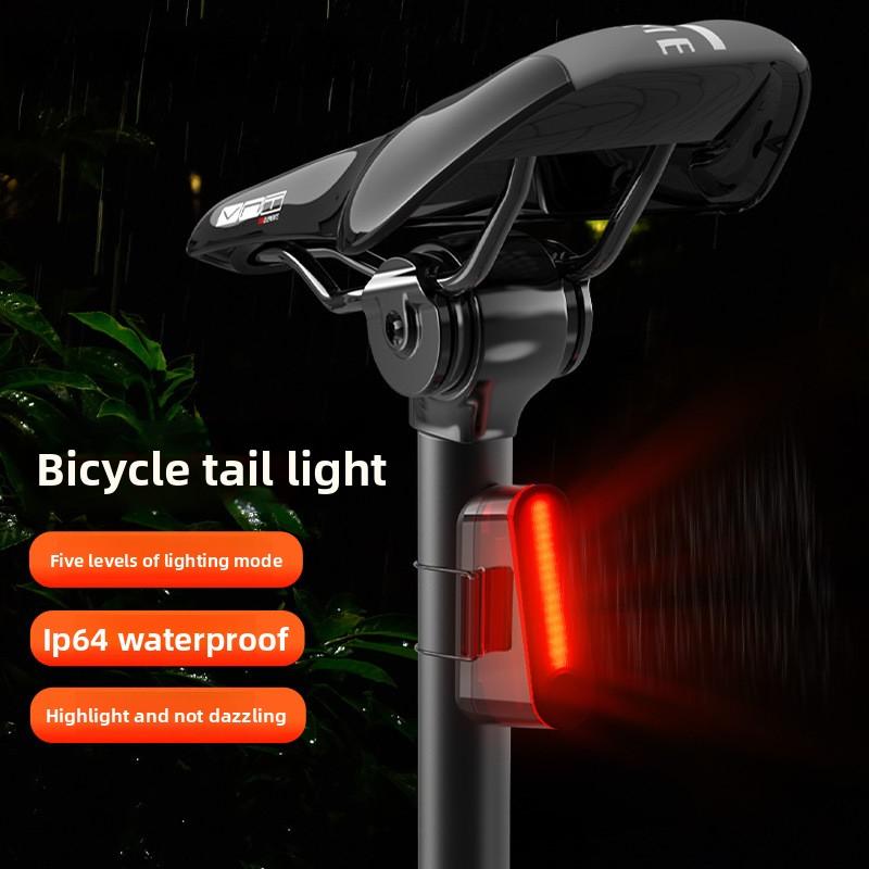 Mountain Road Bike Night Ride LED Flash Usb Charging Safety Warning Accessories Tail Light Outdoor