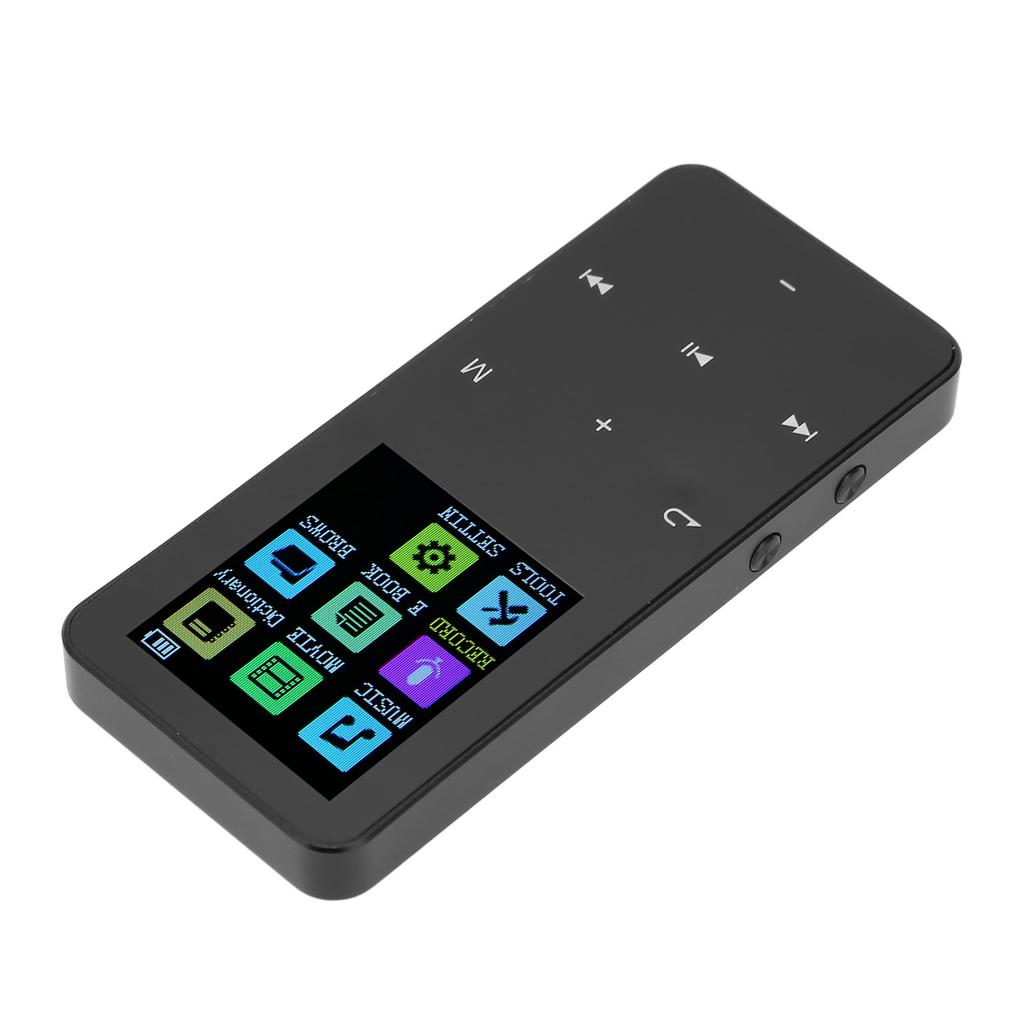 MP3 Player Bluetooth 5.0 HiFi Lossless Built in HD Speaker Pocket Music Player with FM Radio Electronic Book Alarm Clock