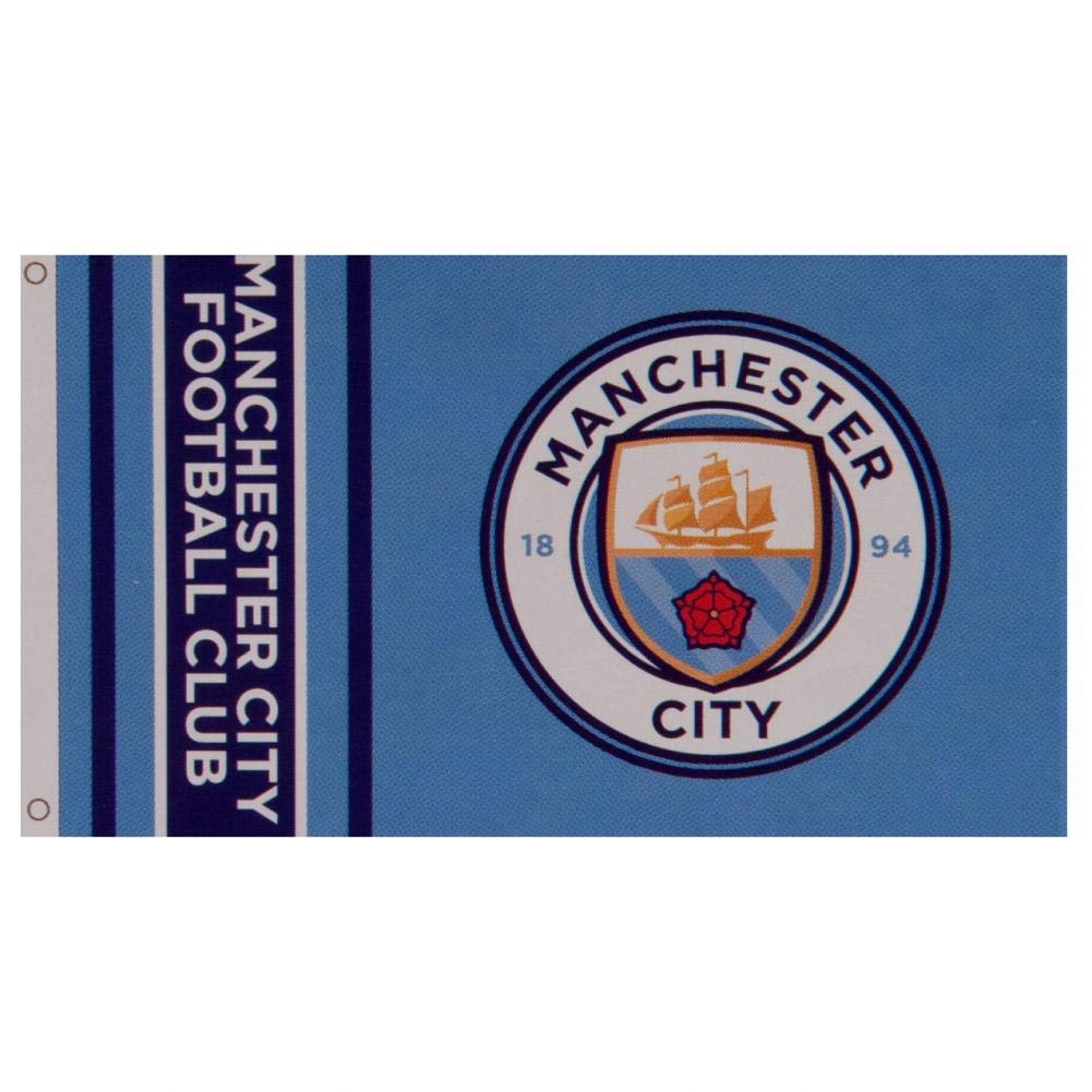 Sports Flag FOCO Large Size Manchester City Sky Blue 5x3 Feet