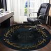 1pc The Lord of the Rings Office Round Area Rug, Under Office Chairs Bedroom Living Room Home Decor  A1022170