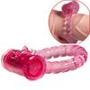 Lasting Cock Ring Vibrator Delay Premature Ejaculation Lock Fine Sex Toys product for Men dildo extender Beads loop Clit Massage