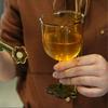 Ins Niedlicher Schiefköpfiger Blumenbecher Kreativer Bunter Außerirdischer Kelch Vintage Französischer Stil Personalisierter Champagnerkelch