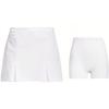 Adidas Originals X Bogey Boys Collaboration Solid Color Golf Versatile Skirt With Built-In Shorts Women Skirts White IB2936