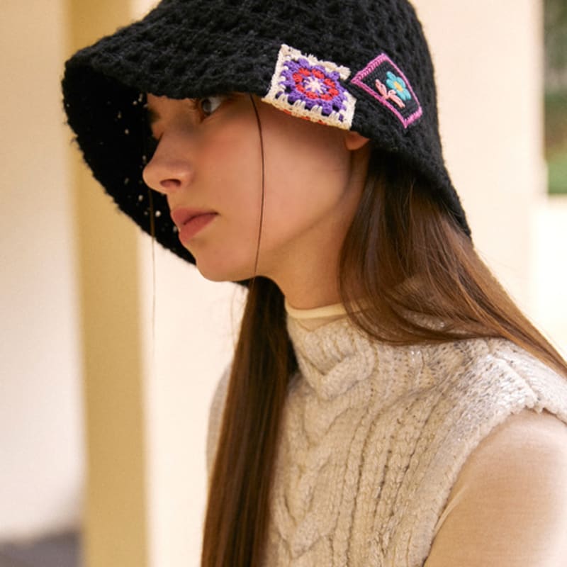 

ELKE BLOEM F/W ЦВЕТОЧНАЯ СЕТЧАТАЯ ПАНАМА (6ЦВЕТ) BLUE