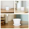 3Pcs Butterfly Orchid Plant Pots Transparent Slotted Design for Root Aeration Healthy Growth Clear Plastic Nursery Flower
