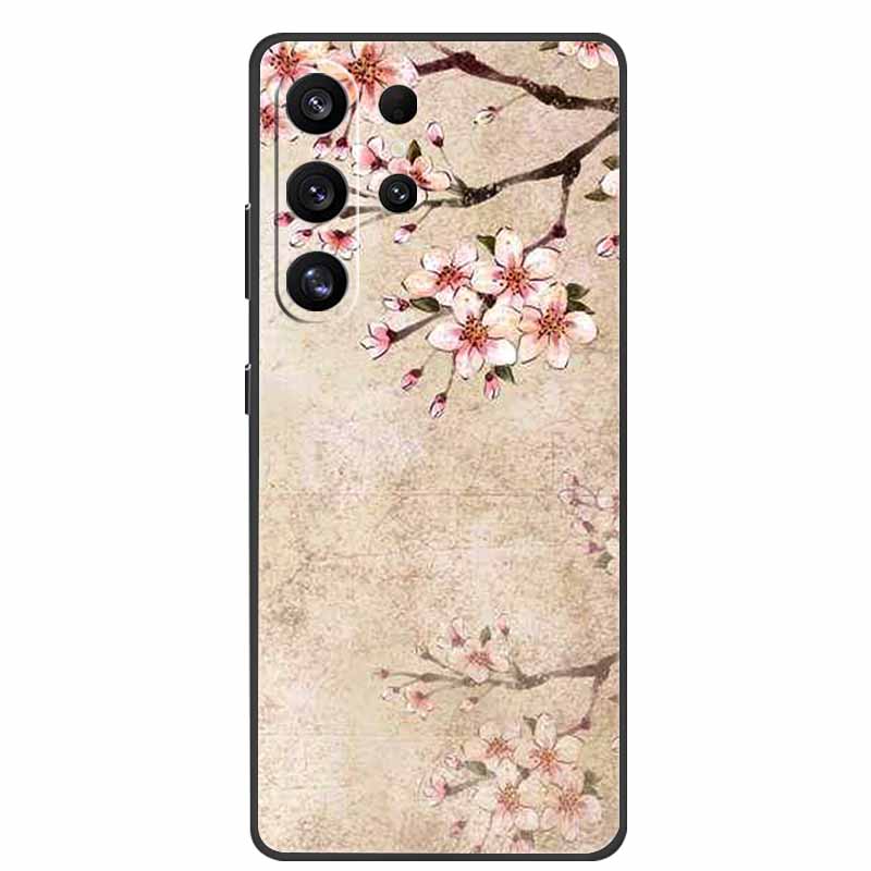 For Samsung Galaxy S26 Ultra Case Bumper Starry Sky Soft Silicone TPU Back Cover for Samsung S26 Ultra Phone Case Cute Cat Cover