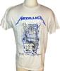 METALLICA Cd Cvr RIDE THE LIGHTNING Official WHITE SHIRT LRG New Unisex T-Shirt