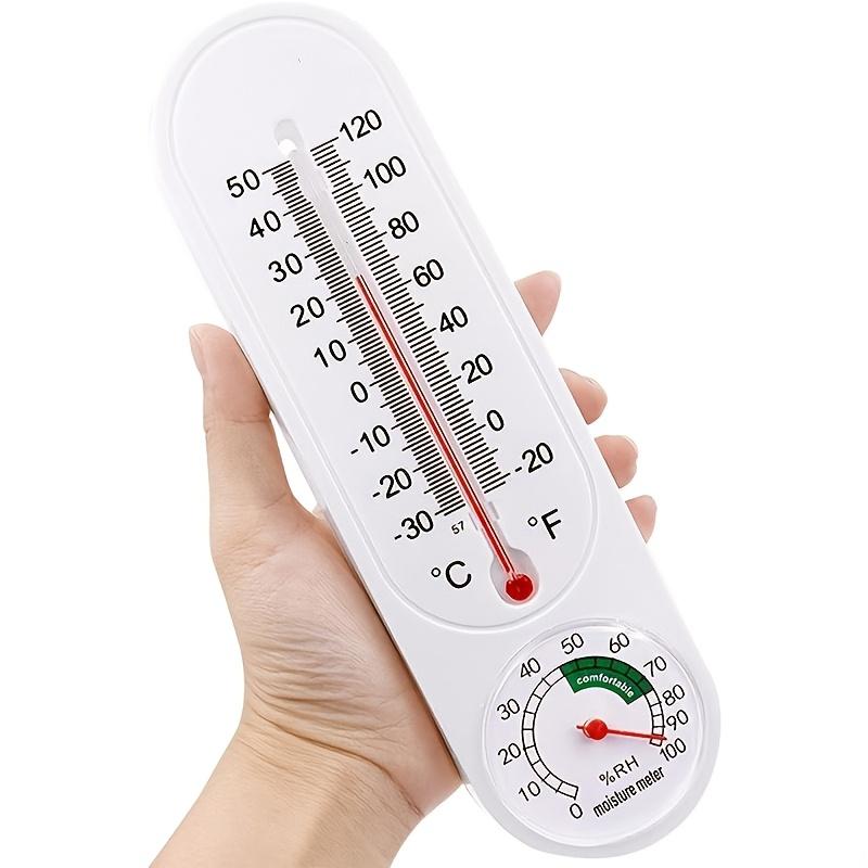 Indoor Thermometer Hygrometer, Outdoor Wall-Mounted Humidity Meter Thermometers, Temperature Humidity Gauge Meter with Fahrenhei