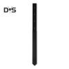 Fence Post Repair Kit Easy Installation Heavy Duty Steel Column for Enhanced Stability Fence Post Reinforcement Kit