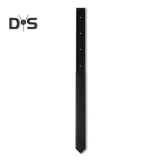Fence Post Repair Kit Easy Installation Heavy Duty Steel Column for Enhanced Stability Fence Post Reinforcement Kit
