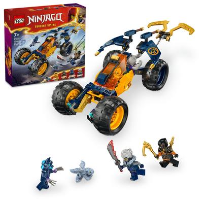 LEGO Ninjago Erin's Ninja Off-Road Buggy, 267 Pieces, Toy, Birthday Gift, Building Blocks, Boys and Girls, Ages 7, 8, 9, Elementary School Students, B