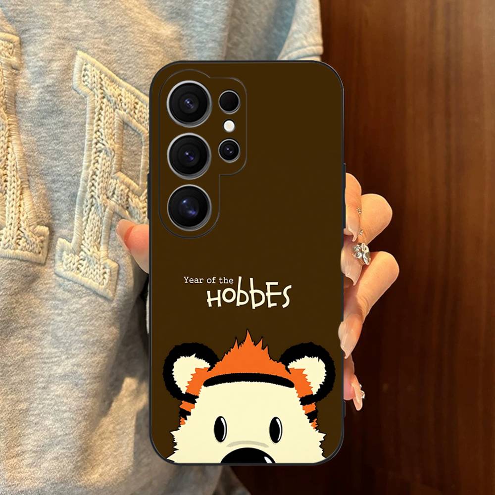 

C-Calvin And H-Hobbes Phone Case For Samsung S 24 Fe 25 Ultra Plus 20 Lite 21 30 22 23 24 22 Ultra 5G Fundas Samsung S30 plus 5G