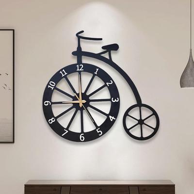 Ausgefallene Metall-Wanduhr für Heimdekoration – Stilvolle Wohnzimmer- & Schlafzimmeruhr, Designer-Wanduhr, Große Hängeuhr (Stil 7, 50 cm)