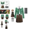 Cos-animefly Chihiro Fujisaki Cosplay Costume School Uniform Dress For Girls