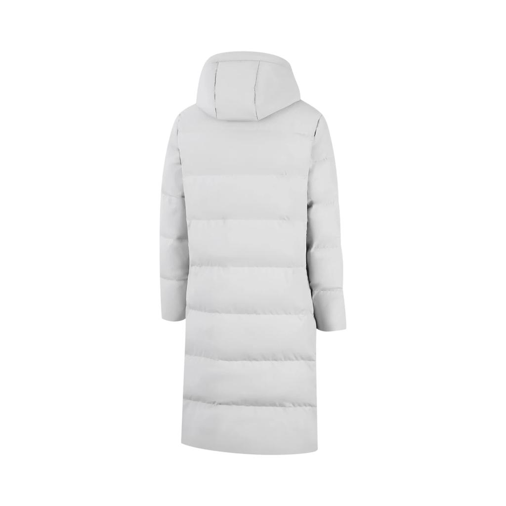 Li Ning Solid Color Zipper Hooded Versatile Casual Down Jacket Women Outerwear AYMV348-4