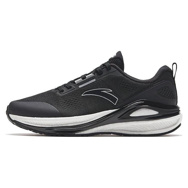 

New Anta C100 Slip-Resistant Low-Top Running Shoes Women s Black Silver 122335580-3 38.5