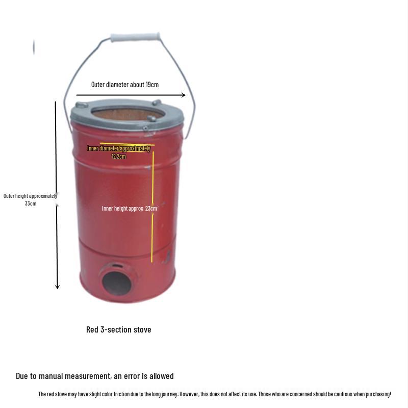 Compact Honeycomb Charcoal Stove for Household Heating and Boiling Water - Ideal for New Homes