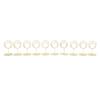20Pc Round Shaped Table Number Stands Gold/Rose Gold Place Card Holder  Anniversary Party
