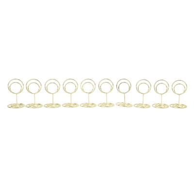 20Pc Round Shaped Picture Holder Stable Place Card Holder Table Number Holder  Table Settings